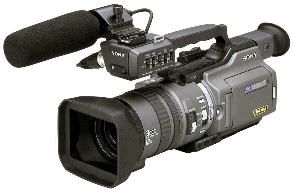 Telecamera digitale DVCAM Sony DSR-PD150. Videocamera anche DV e miniDV.